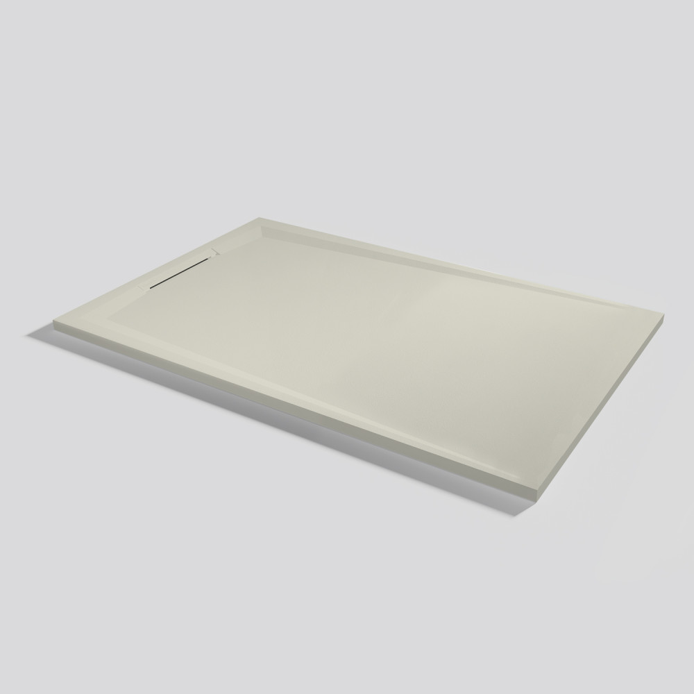 Plato de ducha Flow Zero Beige Rectangular 160x100