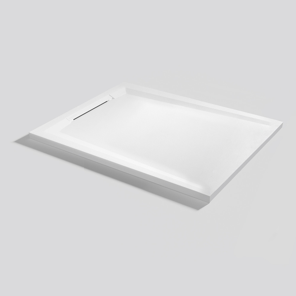 Plato de ducha Flow Zero Blanco Rectangular 100x80
