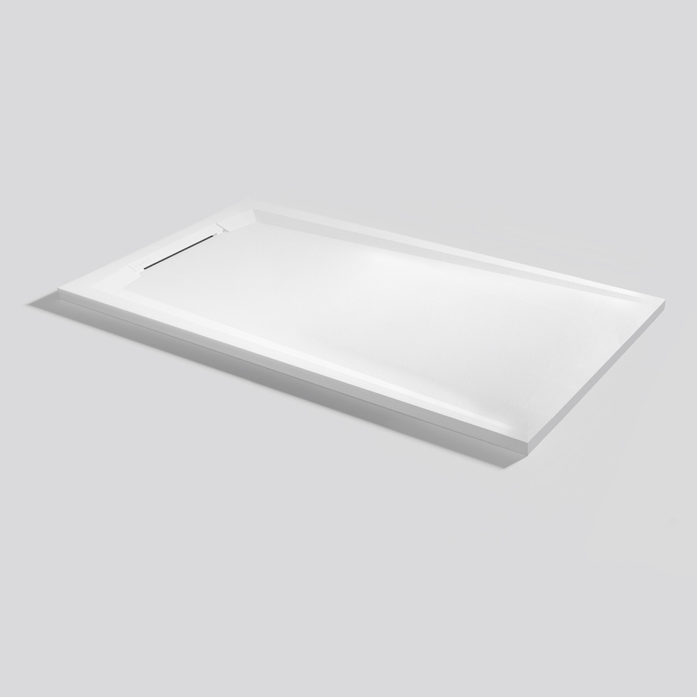 Plato de ducha Flow Zero Blanco Rectangular 120x70