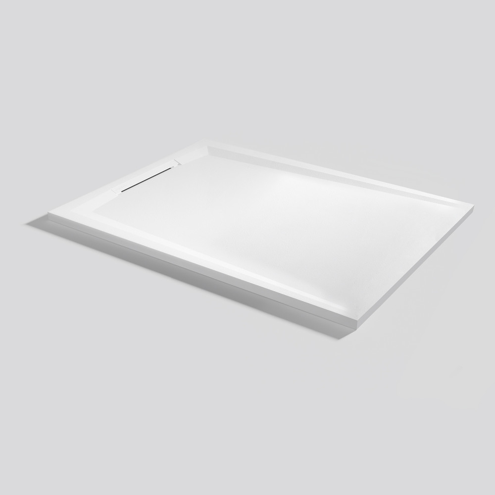 Plato de ducha Flow Zero Blanco Rectangular 120x90