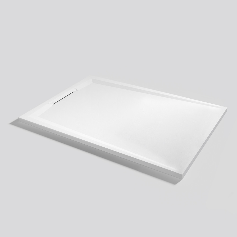 Plato de ducha Flow Zero Blanco Rectangular 140x100