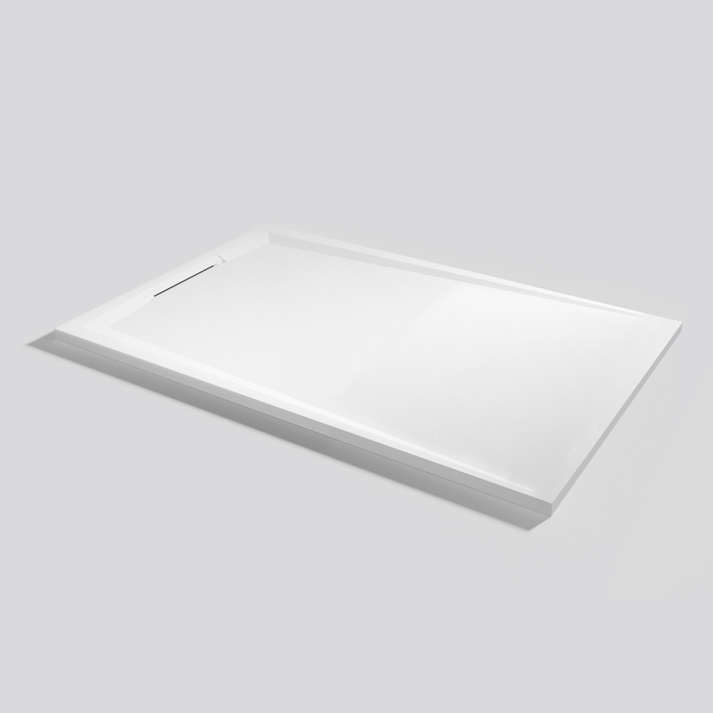Plato de ducha Flow Zero Blanco Rectangular 160x100