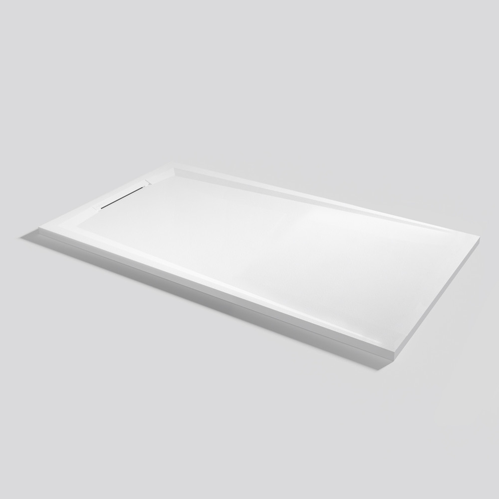 Plato de ducha Flow Zero Blanco Rectangular 160x90