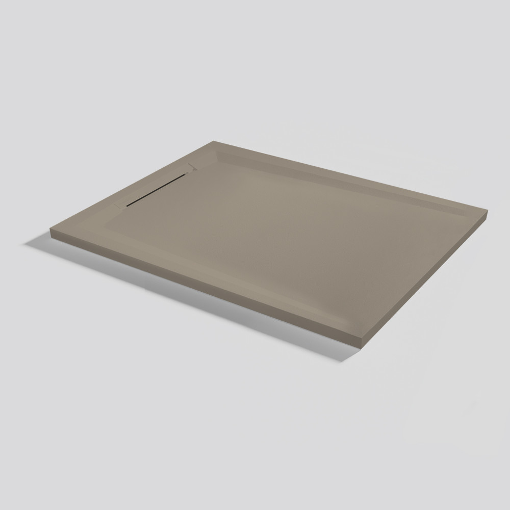 Shower tray Flow Zero Capuccino Rectangular 100x80