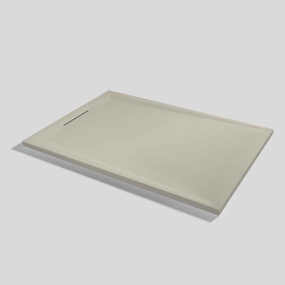 Plato de ducha Flow Zero Crema Rectangular 140x100