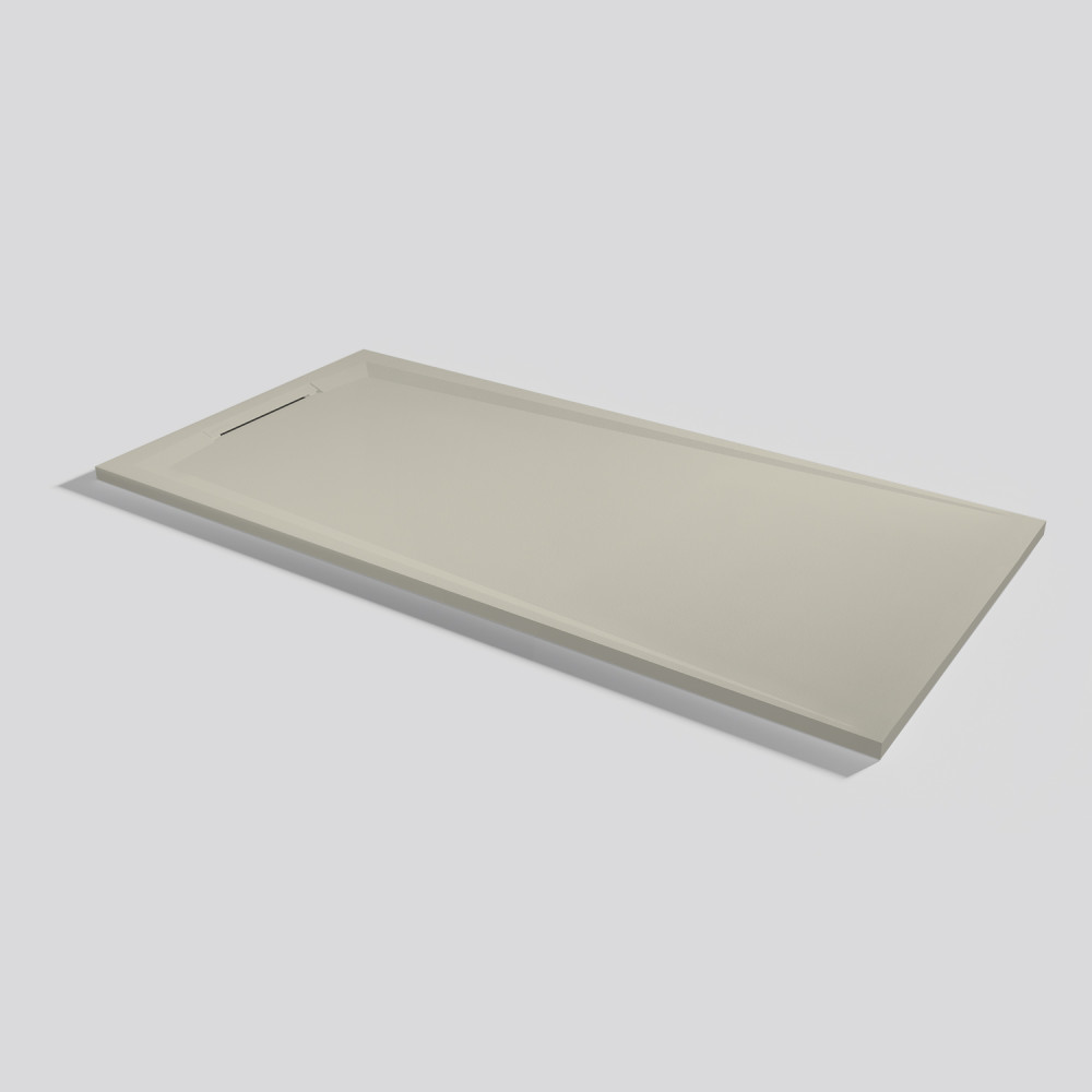 Plato de ducha Flow Zero Crema Rectangular 180x90