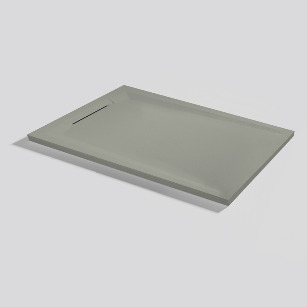 Shower tray Flow Zero Grey Rectangular 100x70