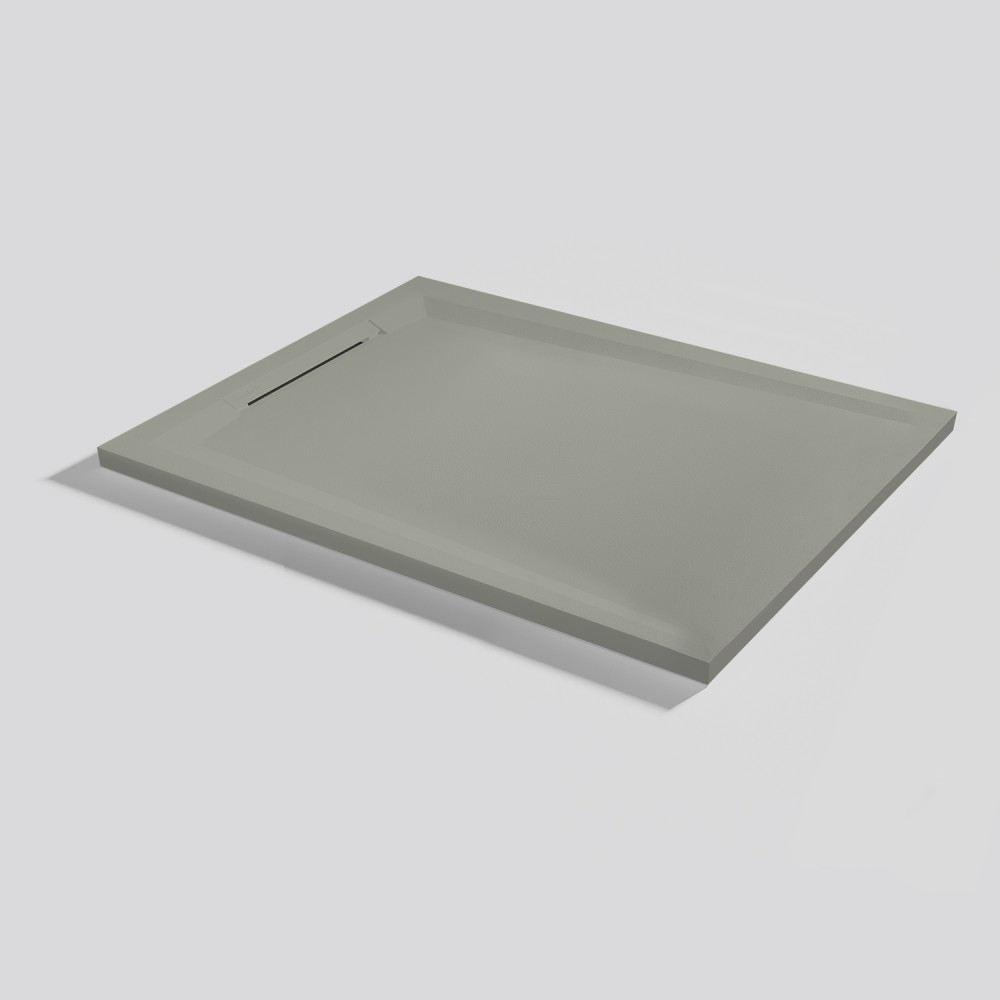 Plato de ducha Flow Zero Grey Rectangular 100x80