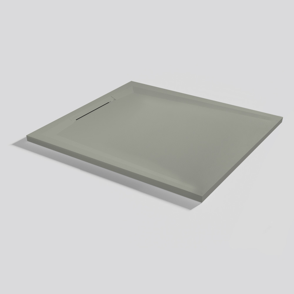 Plato de ducha Flow Zero Grey Rectangular 100x90