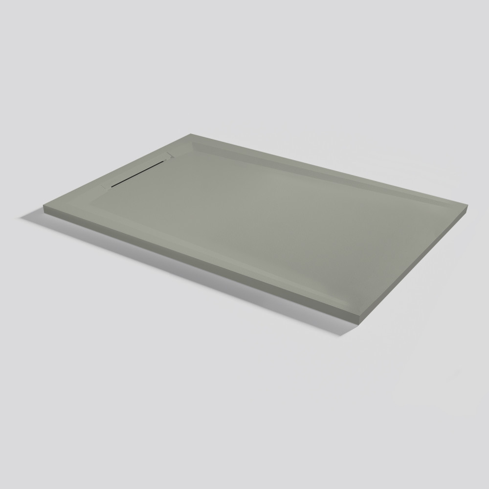 Shower tray Flow Zero Grey Rectangular 120x80