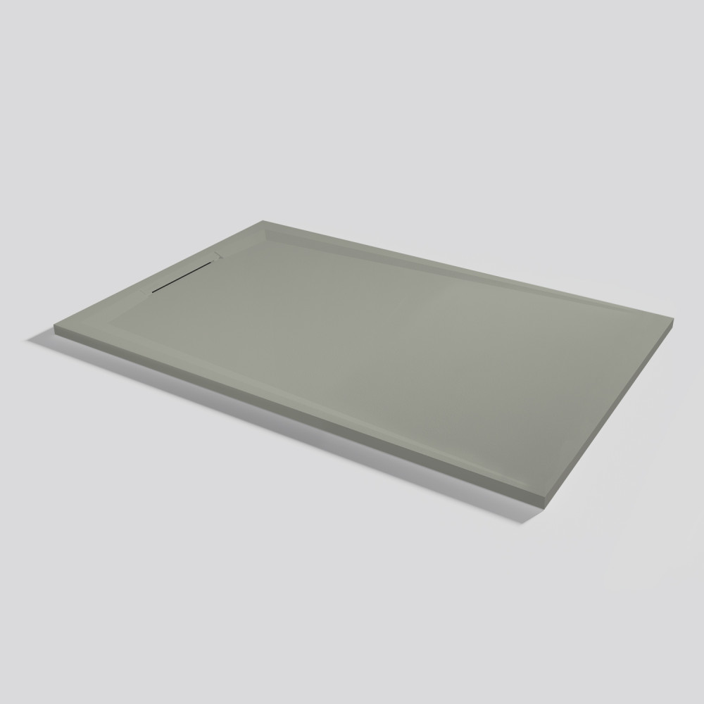 Shower tray Flow Zero Grey Rectangular 160x100