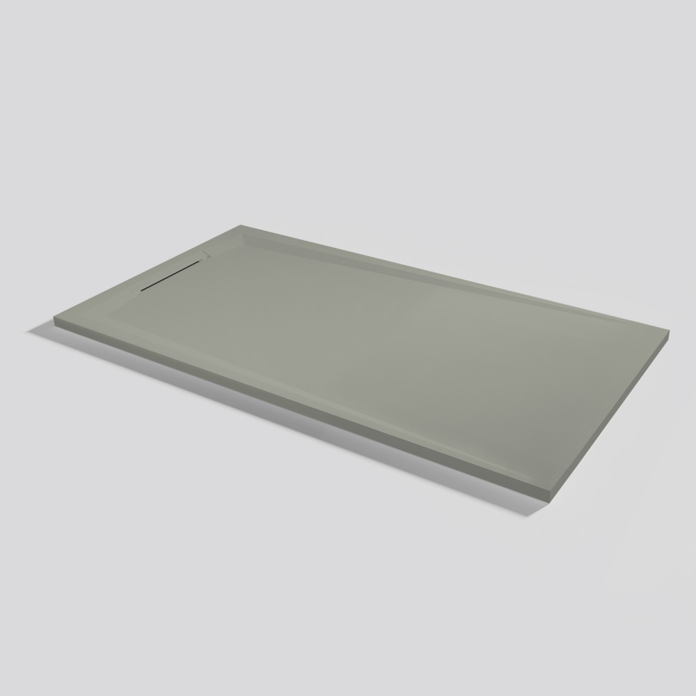 Shower tray Flow Zero Grey Rectangular 160x90