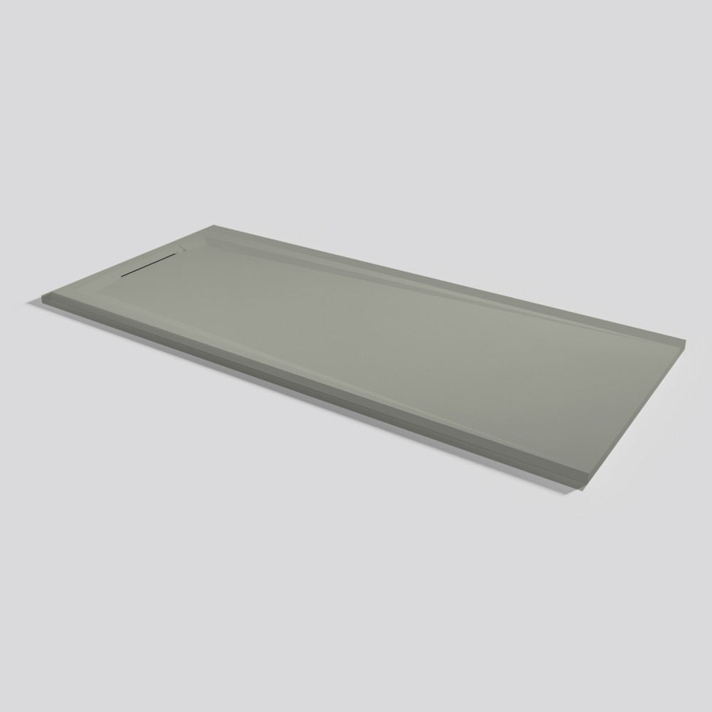 Shower tray Flow Zero Grey Rectangular 200x80