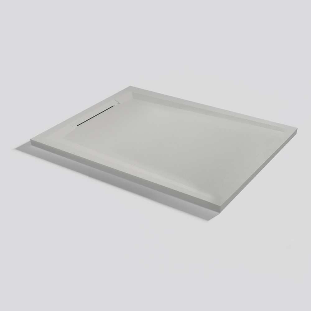 Plato de ducha Flow Zero Marfil Rectangular 100x80