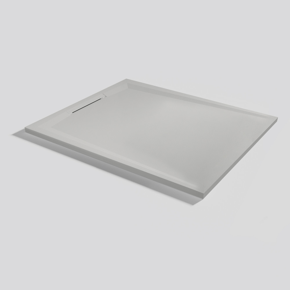 Plato de ducha Flow Zero Marfil Rectangular 120x100