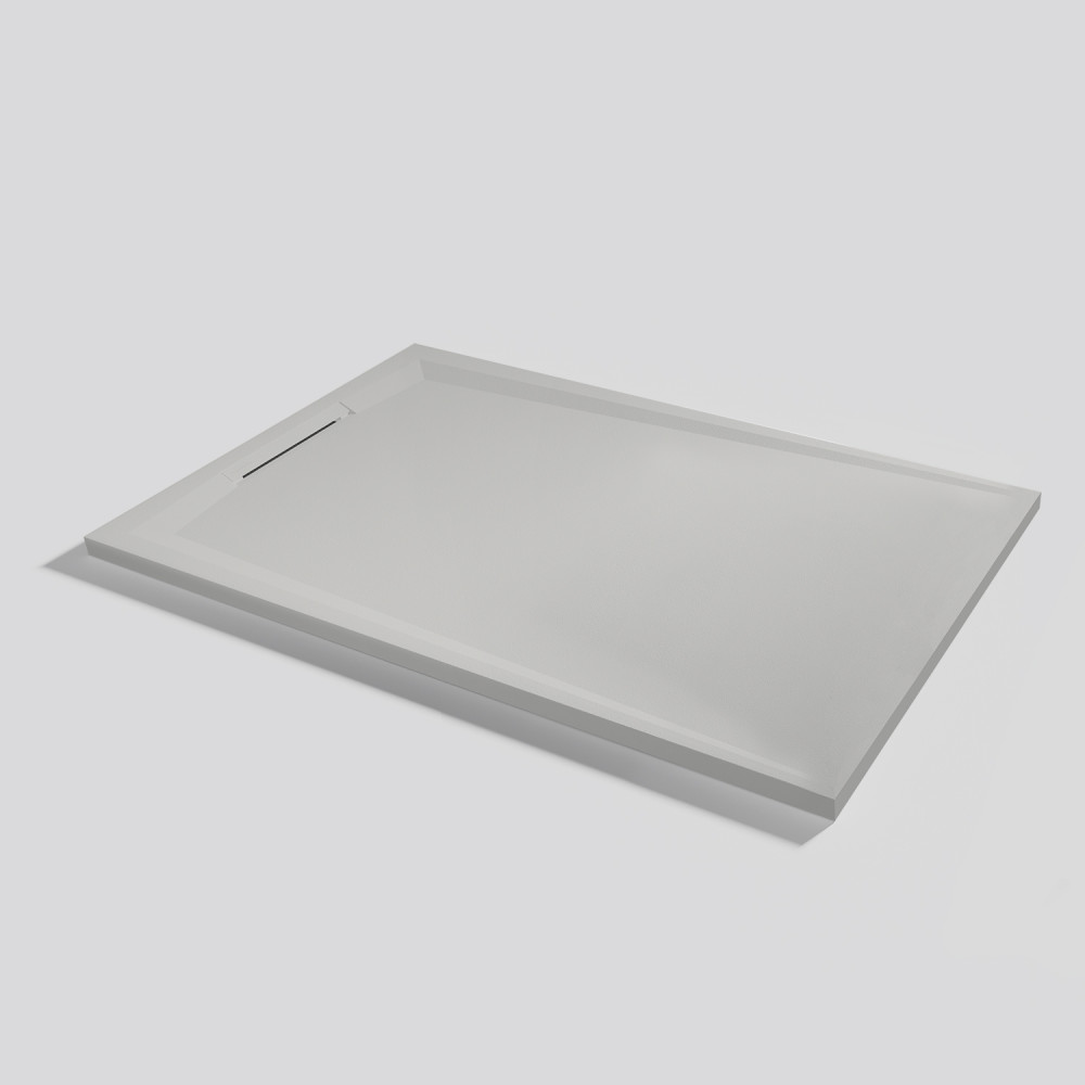 Plato de ducha Flow Zero Marfil Rectangular 140x100