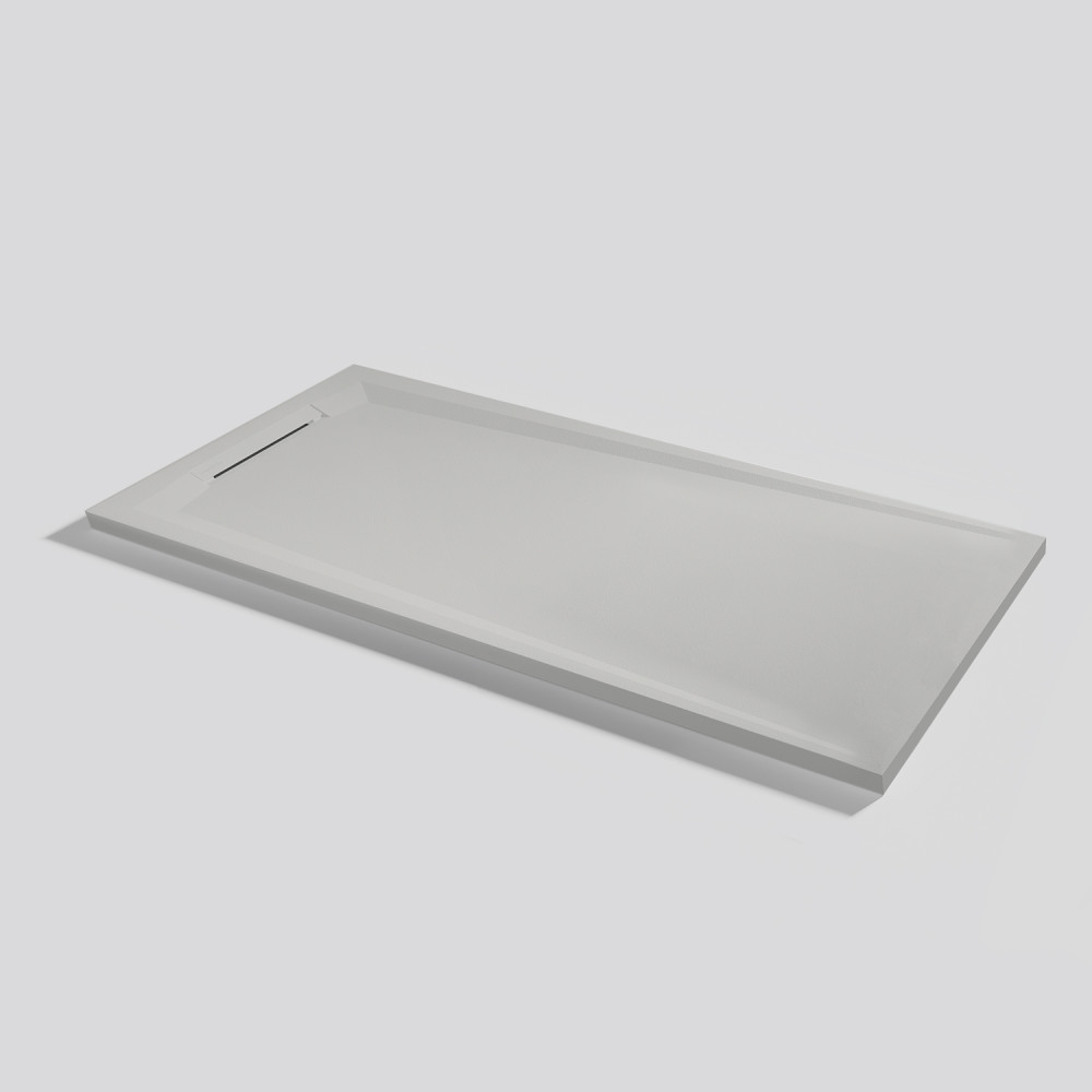 Plato de ducha Flow Zero Marfil Rectangular 140x70