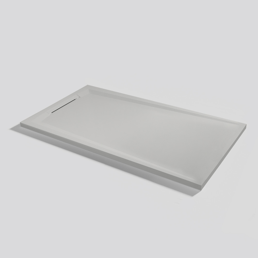 Plato de ducha Flow Zero Marfil Rectangular 140x80