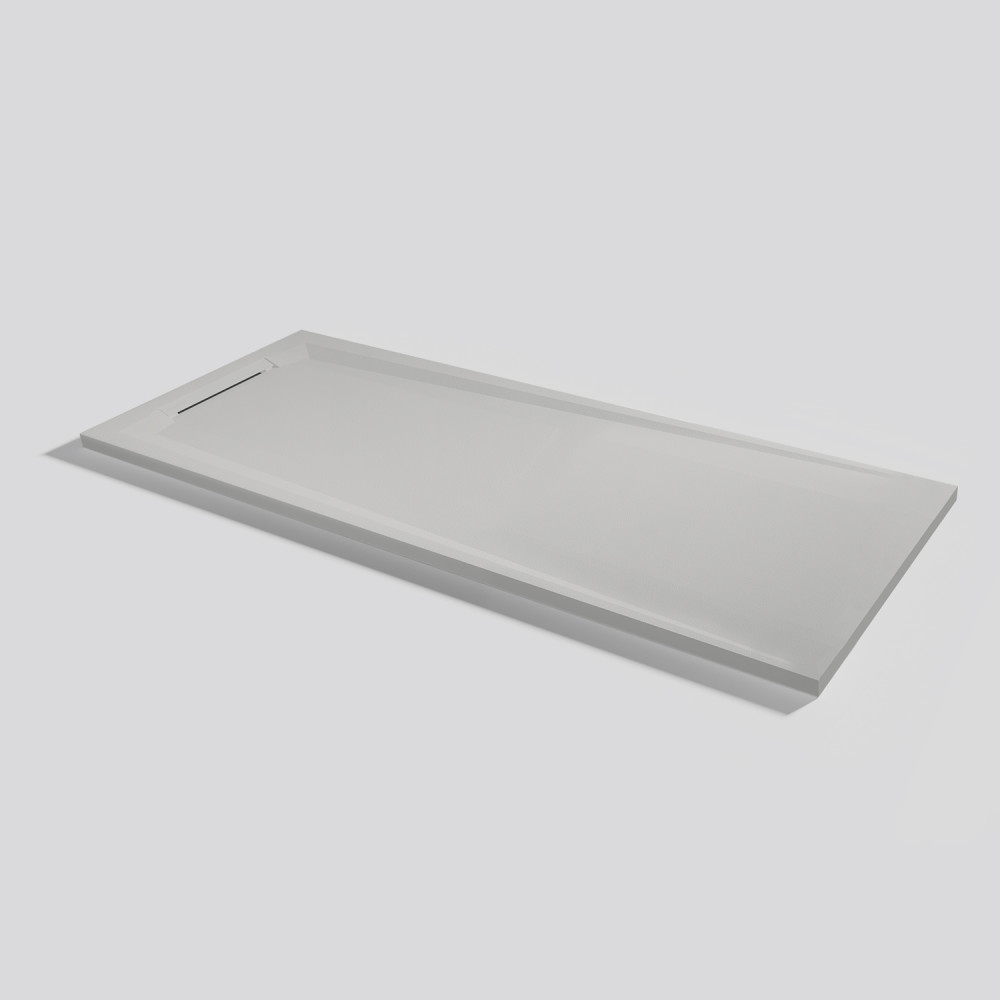 Plato de ducha Flow Zero Marfil Rectangular 160x70