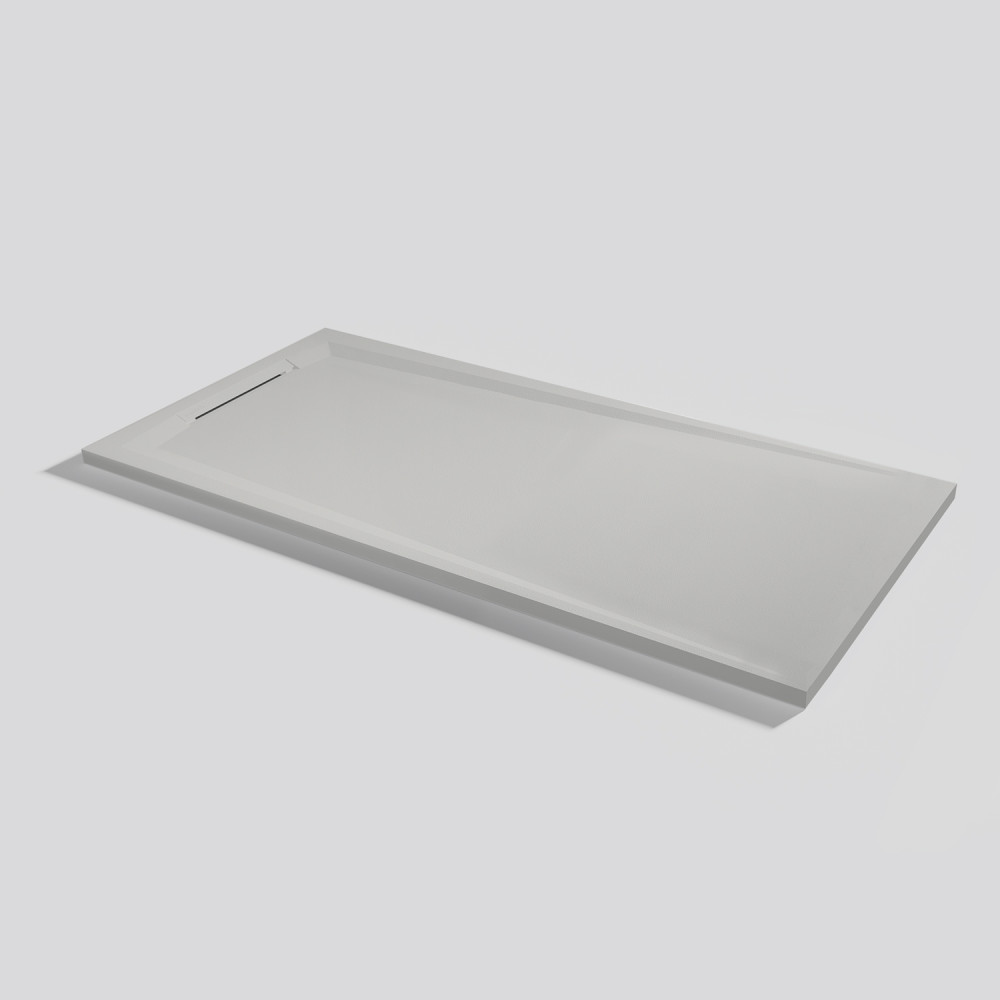 Plato de ducha Flow Zero Marfil Rectangular 160x80