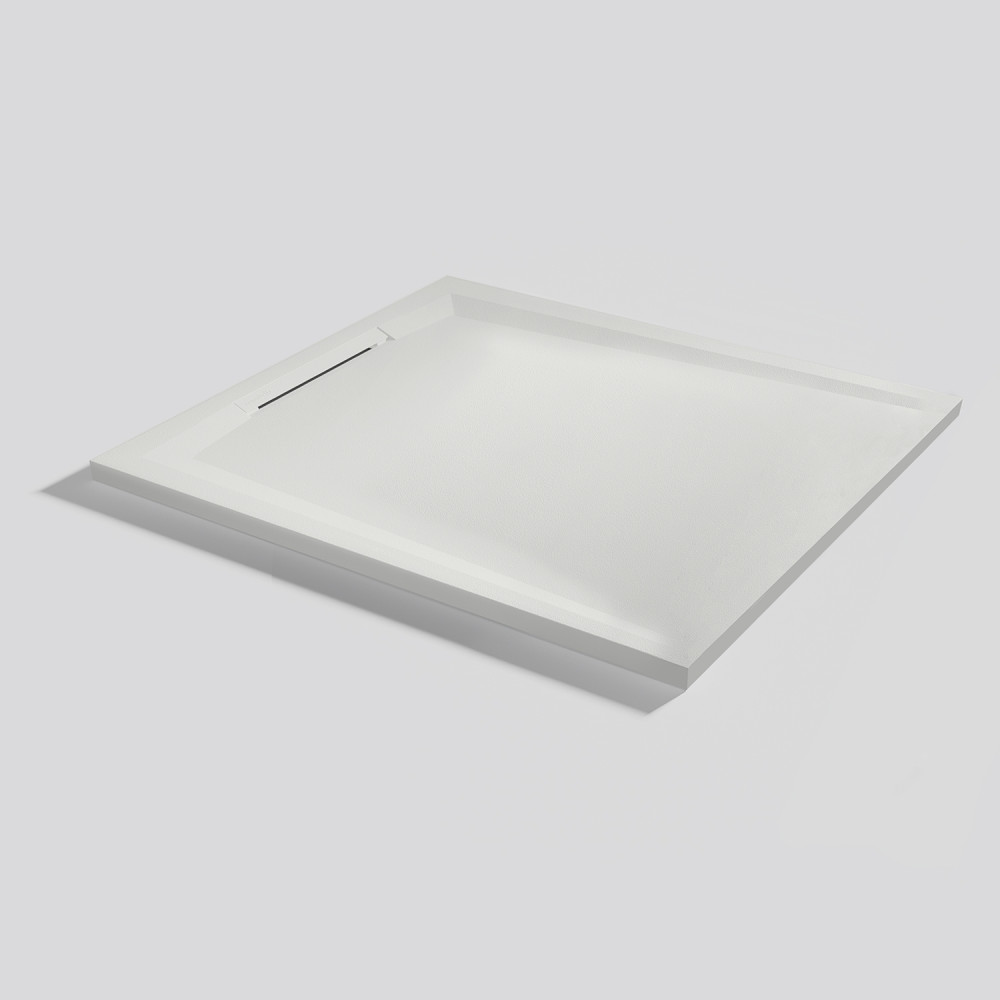 Plato de ducha Flow Zero Nacar Rectangular 100x90