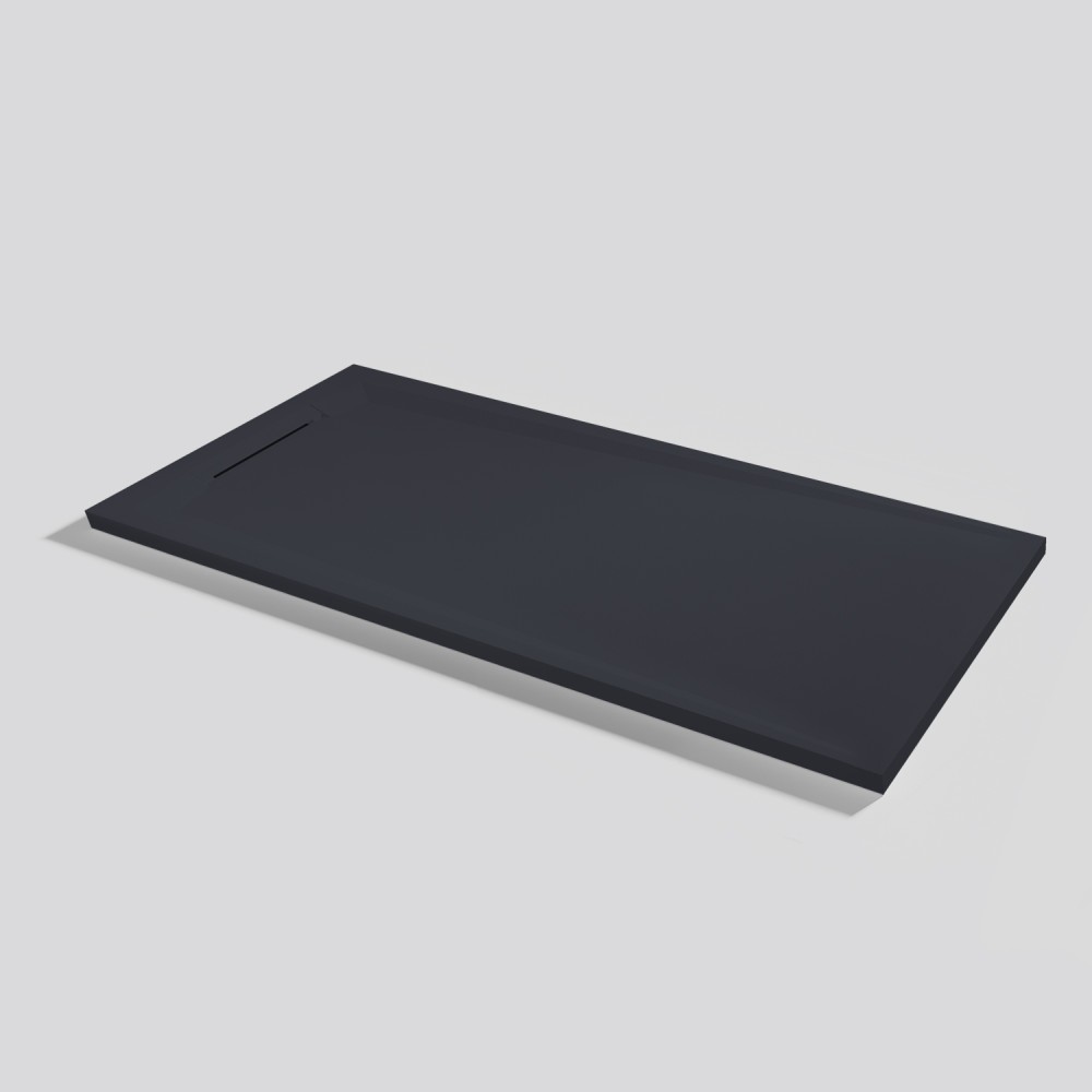 Piatto doccia Flow Zero Negro Rettangolare 140x70