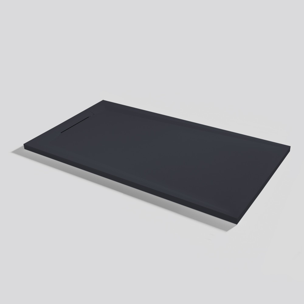 Shower tray Flow Zero Negro Rectangular 140x80