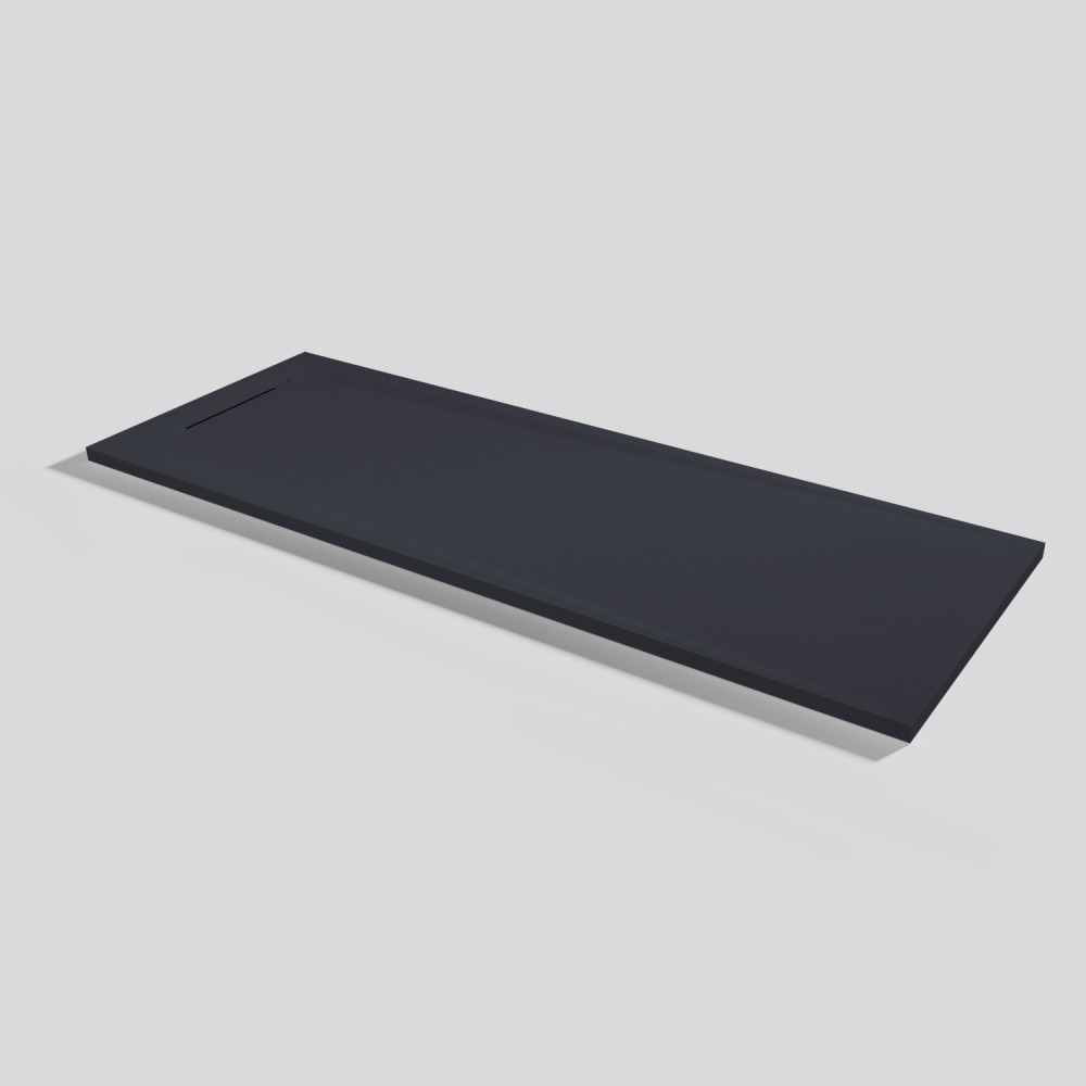Shower tray Flow Zero Negro Rectangular 180x70