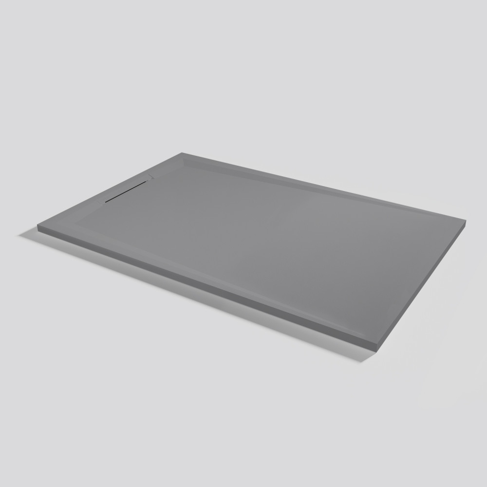 Shower tray Flow Zero Platinum Rectangular 160x100