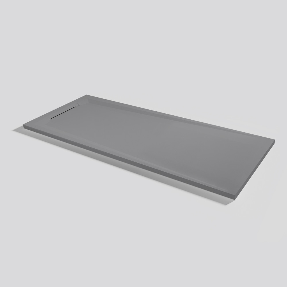 Shower tray Flow Zero Platinum Rectangular 160x70