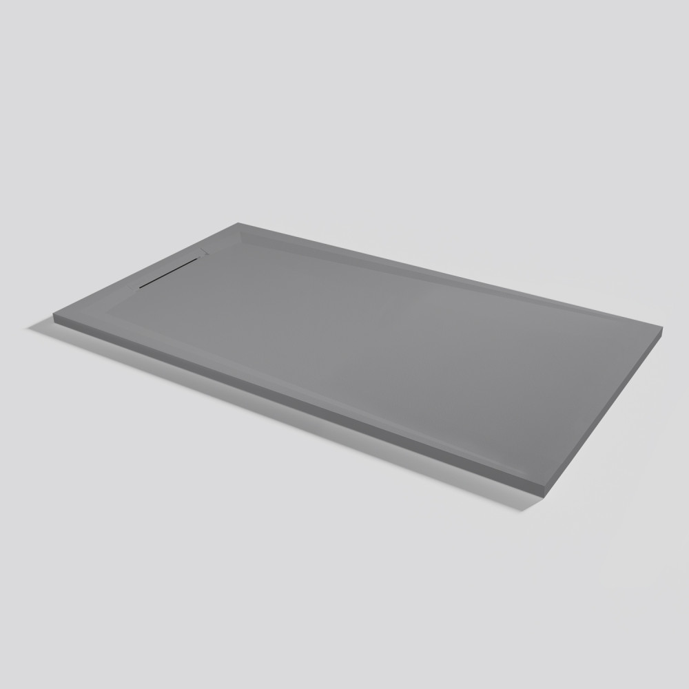 Shower tray Flow Zero Platinum Rectangular 160x90