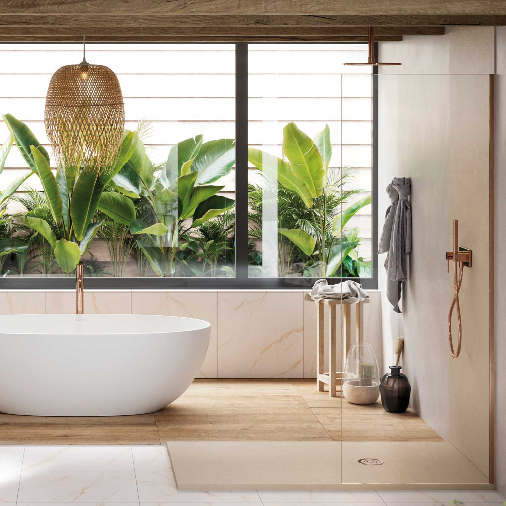 Shower tray Focus Beton Platinum Rectangular 160x100