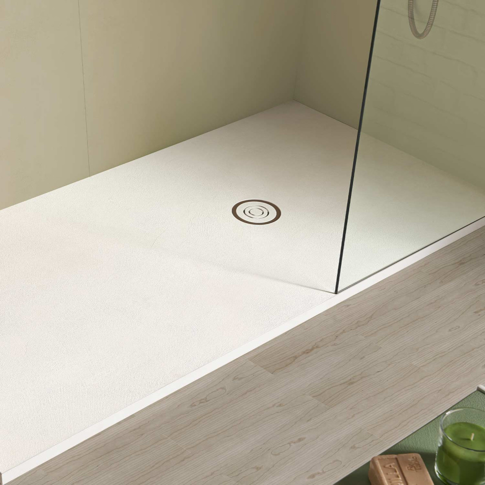 Shower tray Focus Beton Platinum Rectangular 160x100