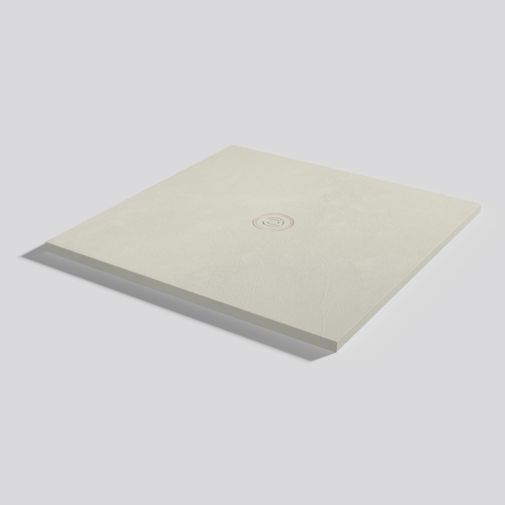 Shower tray Focus Beton Beige Square 100x100