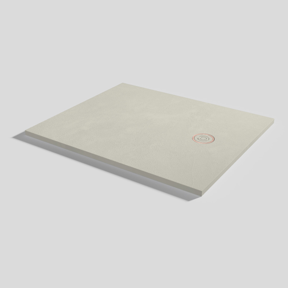 Piatto doccia Focus Beton Beige Rettangolare 120x100