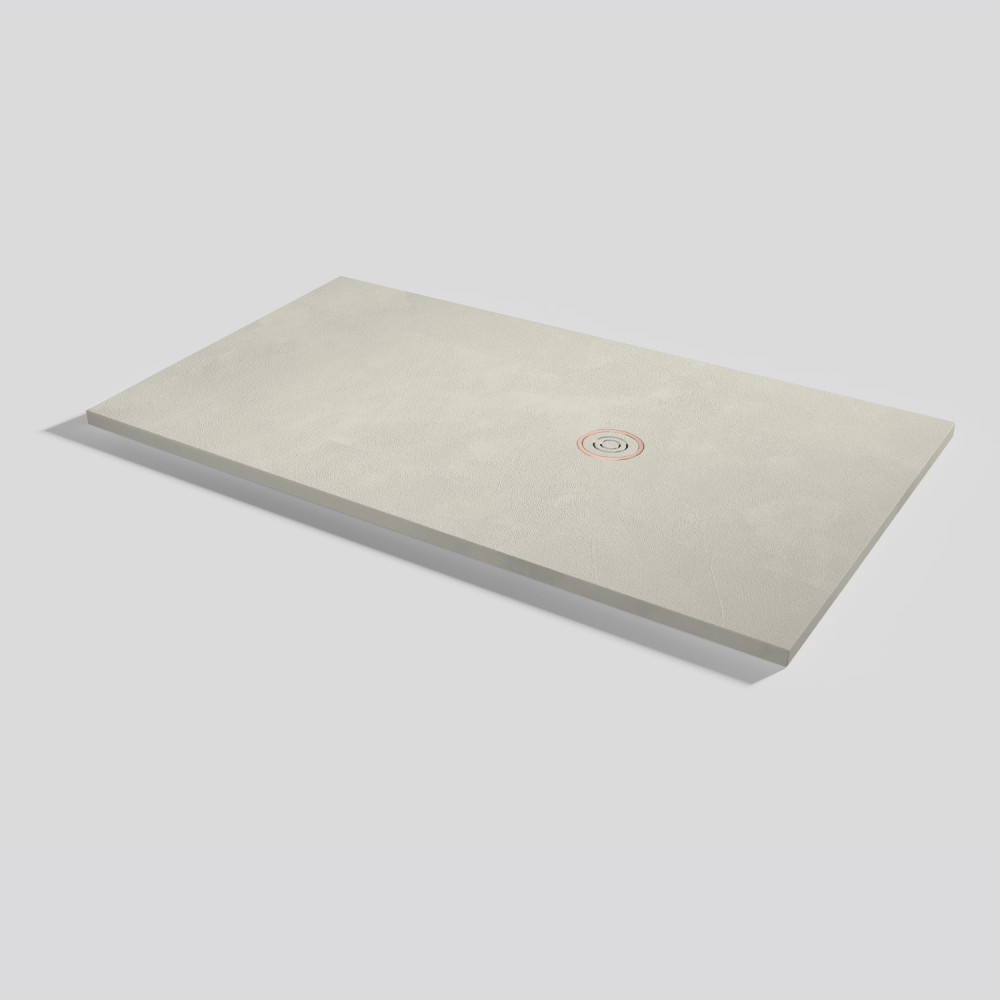 Duschwanne Focus Beton Beige Rechteckig 160x90