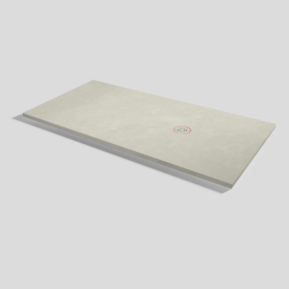 Shower tray Focus Beton Beige Rectangular 180x90