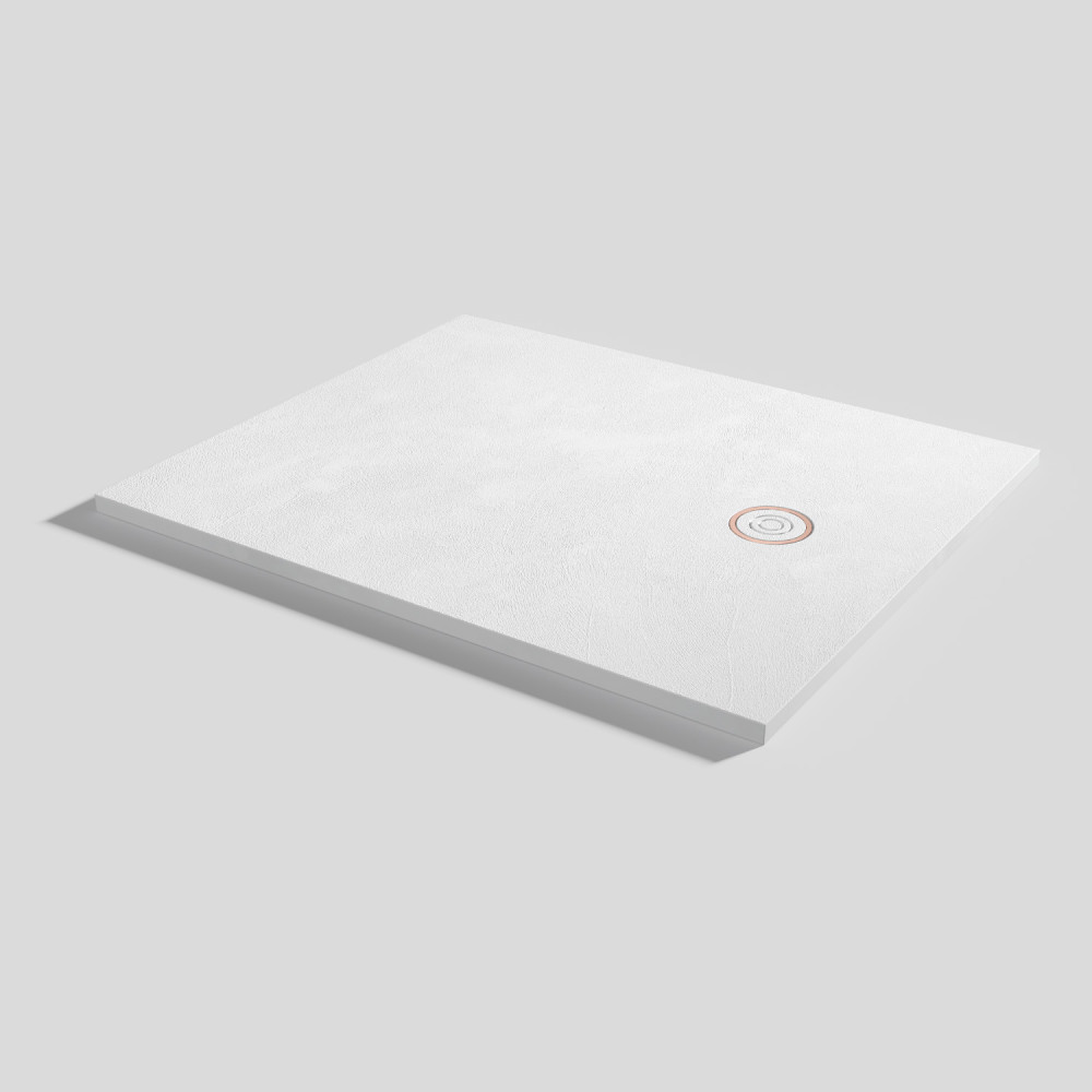 Duschwanne Focus Beton Blanco Rechteckig 120x100