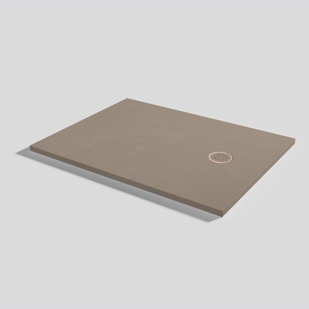 Duschwanne Focus Beton Capuccino Rechteckig 120x90