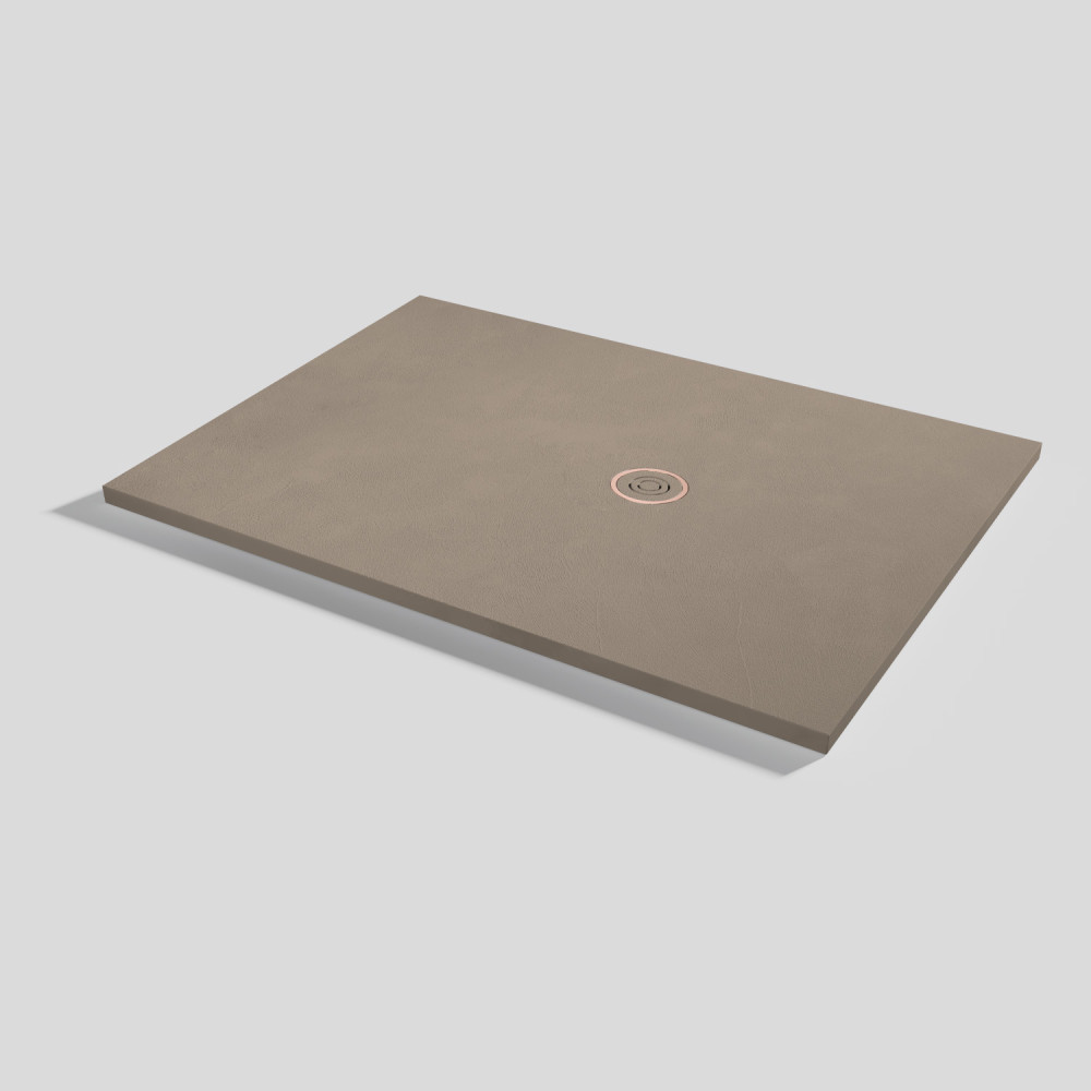 Shower tray Focus Beton Capuccino Rectangular 140x100