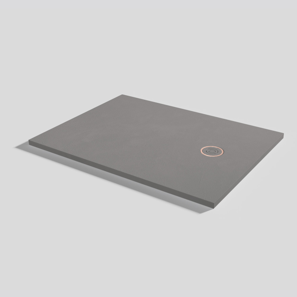 Piatto doccia Focus Beton Cemento Rettangolare 120x90