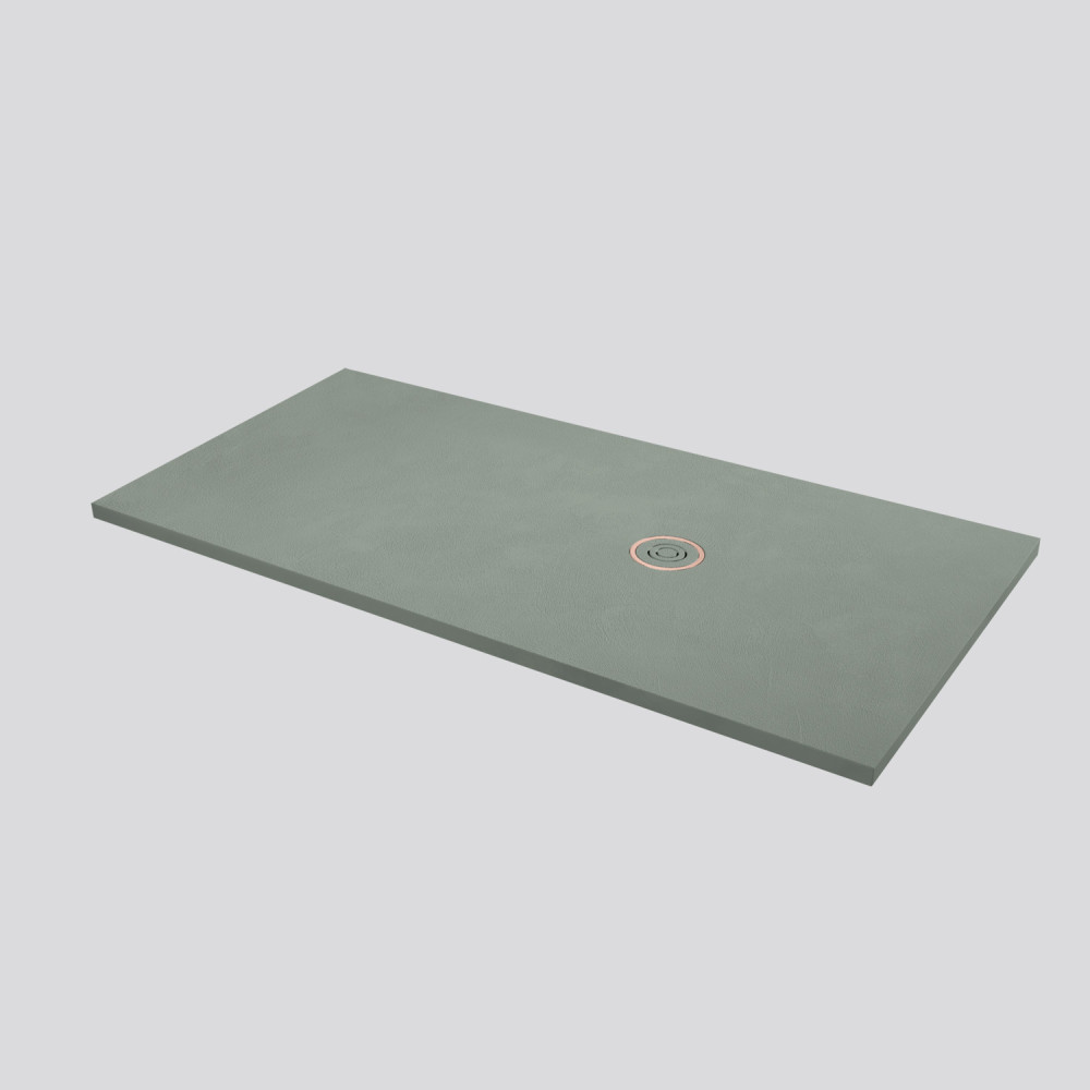 Plato de ducha Focus Beton Forest Rectangular 160x80
