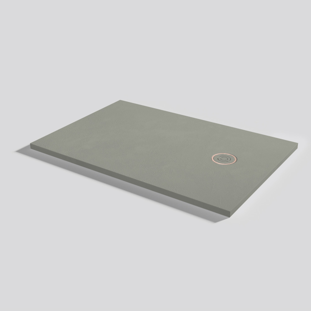 Plato de ducha Focus Beton Grey Rectangular 120x80