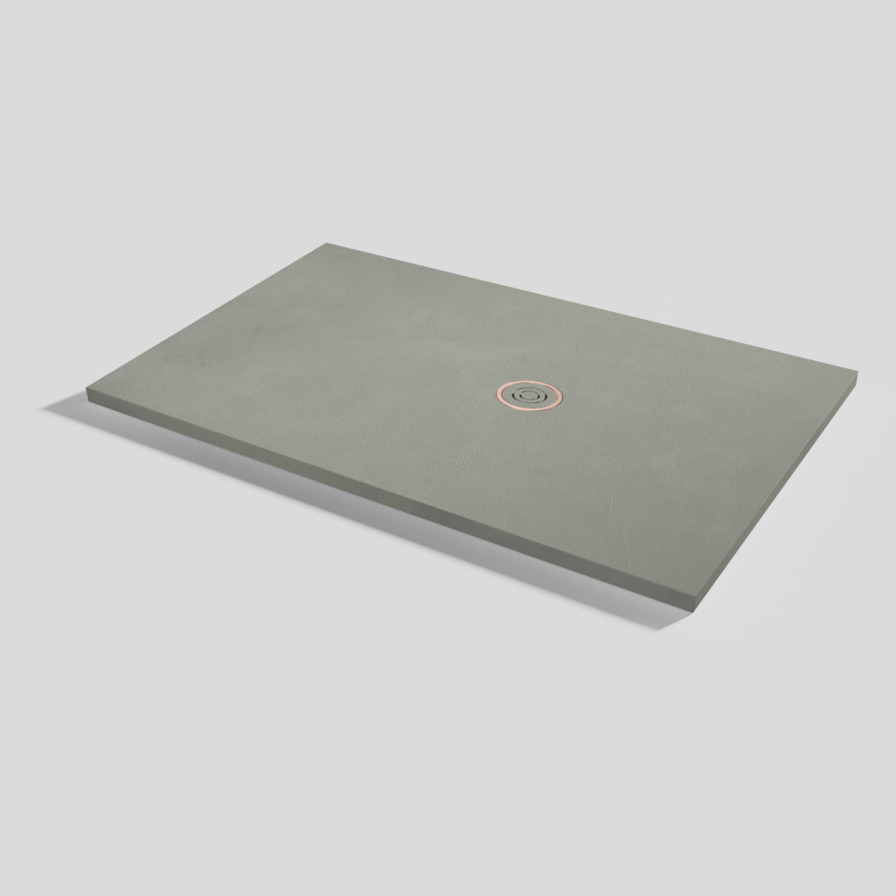 Plato de ducha Focus Beton Grey Rectangular 140x90