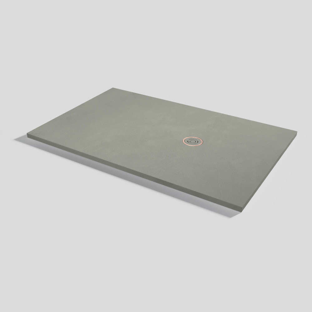 Plato de ducha Focus Beton Grey Rectangular 160x100