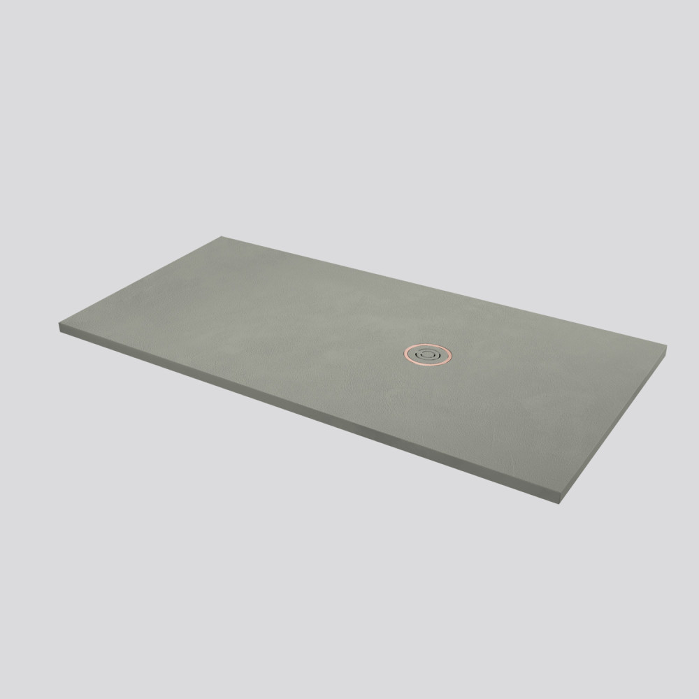 Shower tray Focus Beton Grey Rectangular 160x80