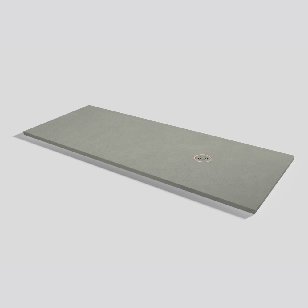 Plato de ducha Focus Beton Grey Rectangular 200x80