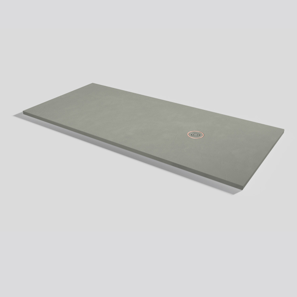 Plato de ducha Focus Beton Grey Rectangular 200x90