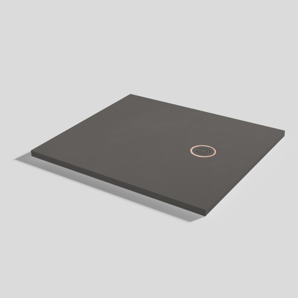 Duschwanne Focus Beton Lava Rechteckig 100x90