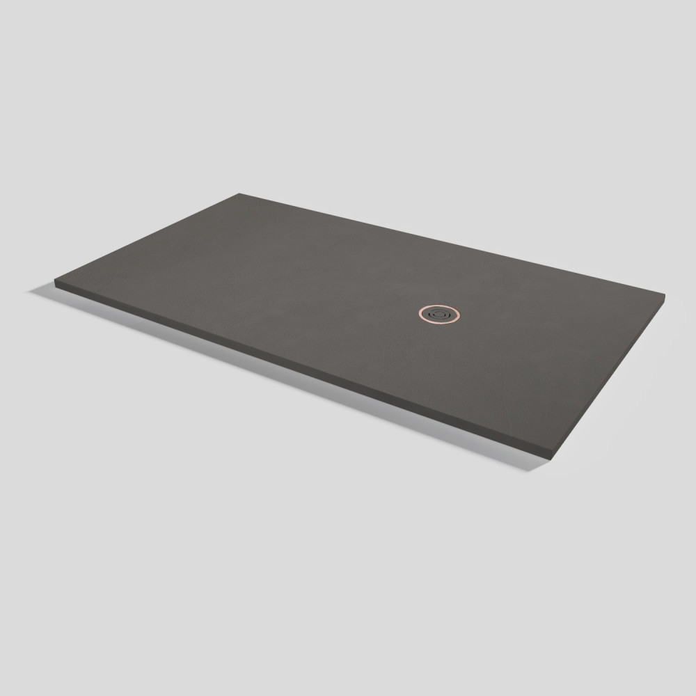 Plato de ducha Focus Beton Lava Rectangular 180x100